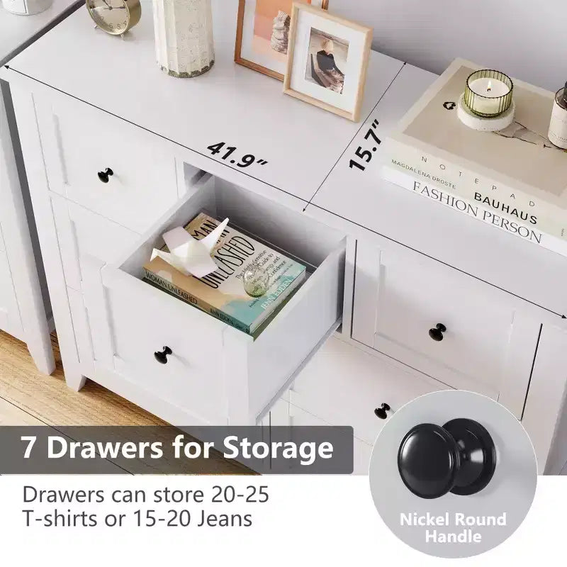 Meuble à tiroirs noir