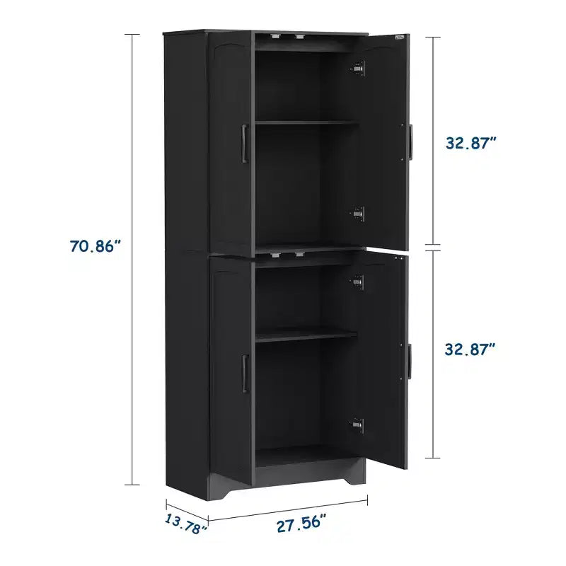 Armoire de cuisine noire