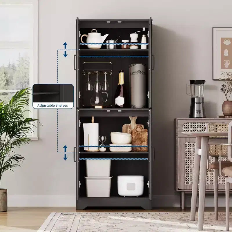 Armoire de cuisine noire
