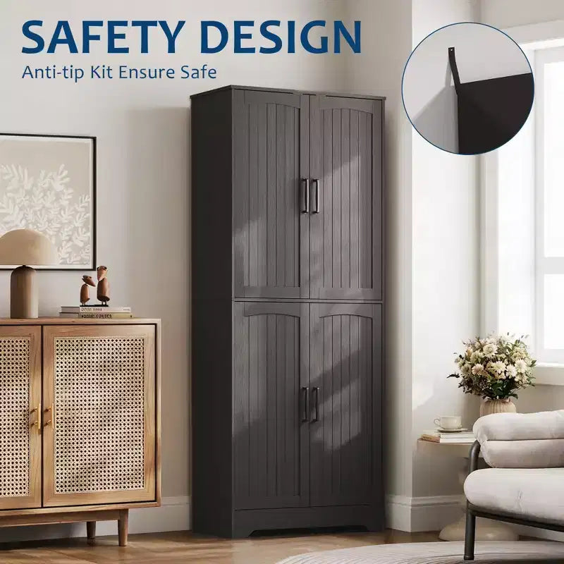 Armoire de cuisine noire