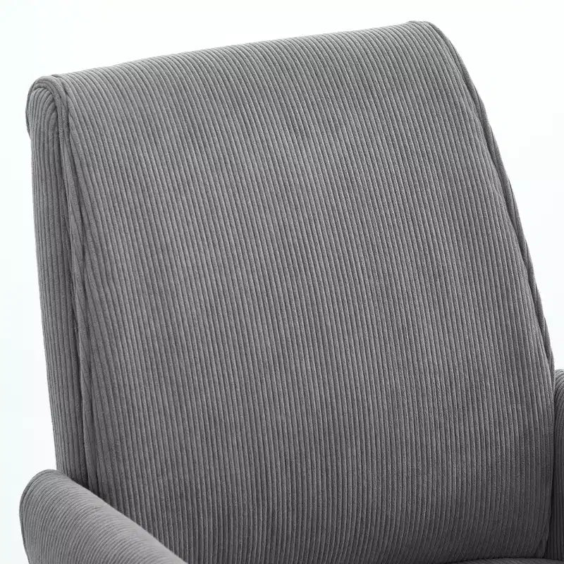 Chaise de bureau mi-dossier en tissu rayé, hauteur réglable, monoplace – Noir / Gris / Vert / Bleu clair / Rose clair / Blanc