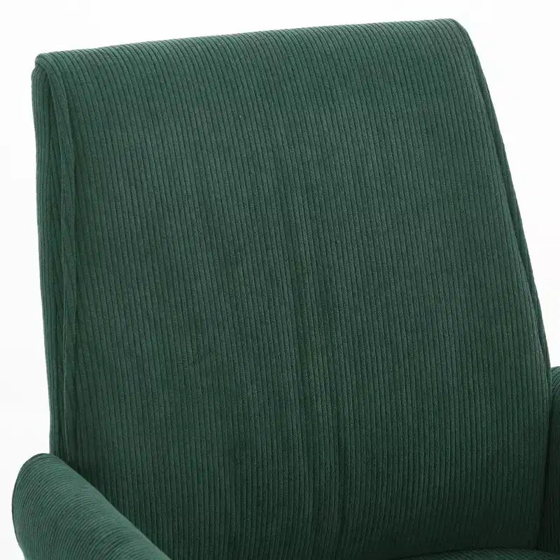 Chaise de bureau mi-dossier en tissu rayé, hauteur réglable, monoplace – Noir / Gris / Vert / Bleu clair / Rose clair / Blanc