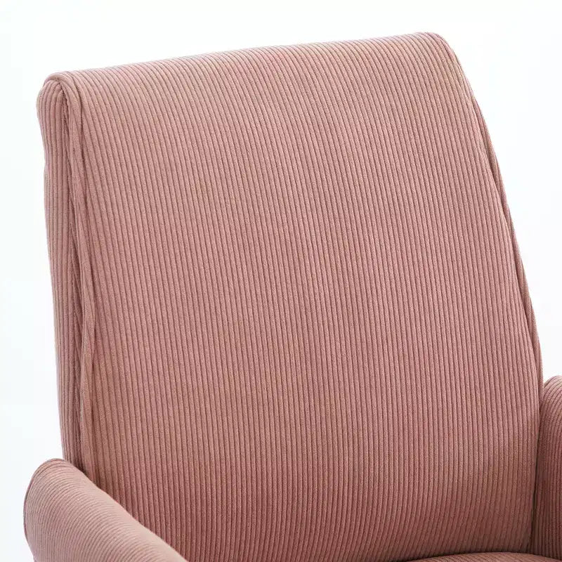 Chaise de bureau mi-dossier en tissu rayé, hauteur réglable, monoplace – Noir / Gris / Vert / Bleu clair / Rose clair / Blanc