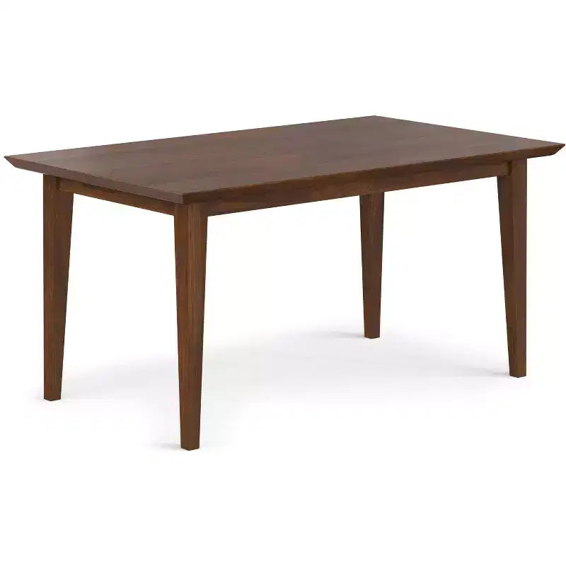 Ensemble de salle à manger 7 pièces, noyer et noir, 6 places