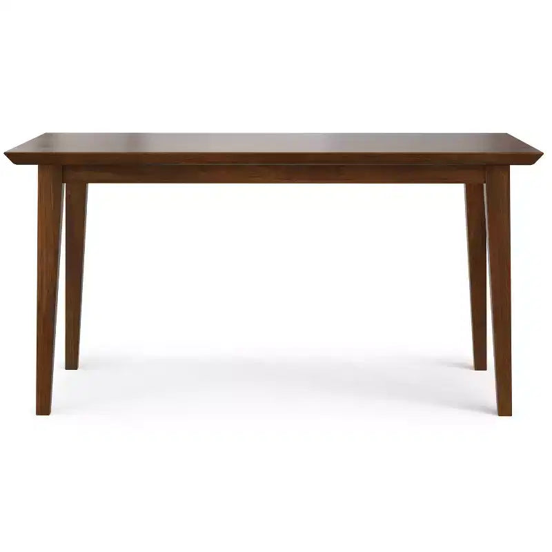 Ensemble de salle à manger 7 pièces, noyer et noir, 6 places