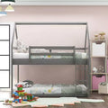 FAMYYT Twin Size Wood Bed?With Ladder, Easy Assembly