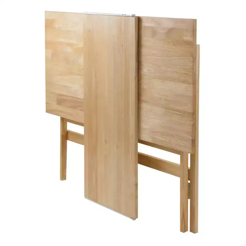 Bureau pliant style Mission en bois naturel, 1 personne