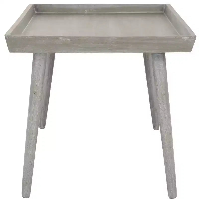 Table basse rectangulaire avec étagère – Beige / Bleu / Marron / Gris / Blanc cassé, 1 pièce