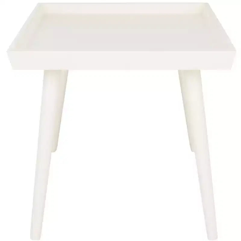 Table basse rectangulaire avec étagère – Beige / Bleu / Marron / Gris / Blanc cassé, 1 pièce
